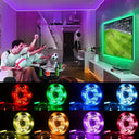 5050 RGB LED Strip Lights: Elevate TV Viewing with Vibrant Colors  ourlum.com   