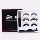 Magnetic Eyelash Kit with Synthetic Lashes for Glam Eyes