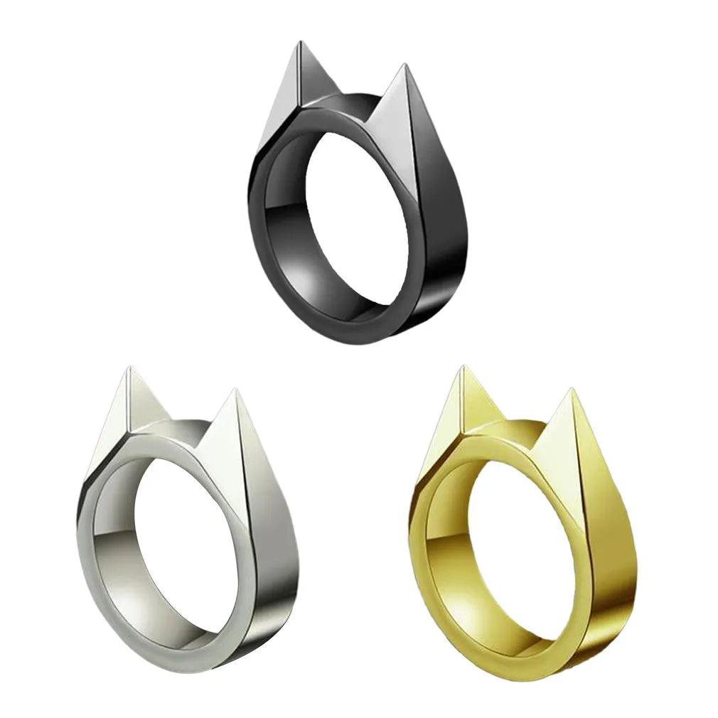 Outdoor Cat's Ear Self-Defense Ring: Safety Metal Window Breaker  ourlum.com   