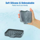 Silicone Soap Tray: Flexible Anti-Slip Sink Organizer