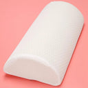 Ergonomic Memory Foam Half-Moon Pillow for Back Pain Relief