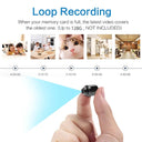 720P Mini WiFi Security Camera with Sound Detection and App