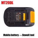 Battery Adapter for Makita Bosch Milwaukee to Dewalt 20V Tools