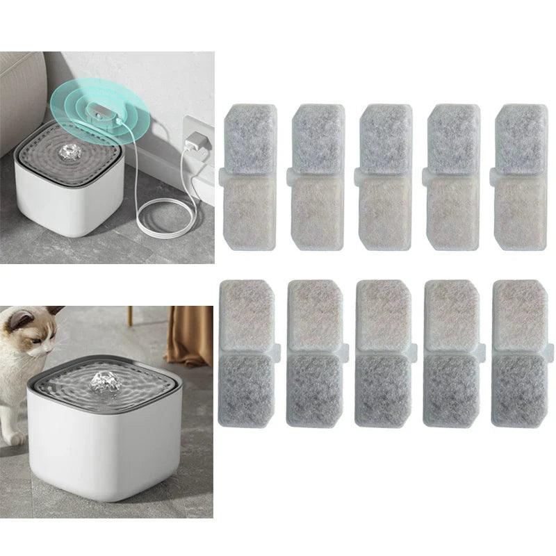 Cat Water Fountain Filter Replacement Filters - Maintain Healthy Drinking Environment  ourlum.com   