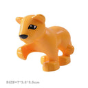 Big Farm Animals Building Blocks Set: Creative Educational Toy Blocks  ourlum.com Lion cub  