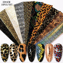 Trendy Marble Nail Foil Stickers Set for DIY Nail Art