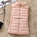 2023 New Women Sleeveless Slim Ultra Light Down Jacket