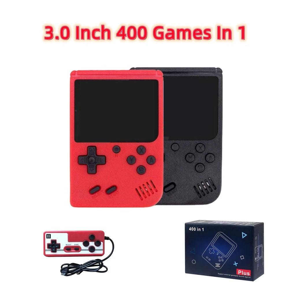 Retro Handheld Game Console Built-in 400 FC Games with Portable Case 3.0 Inch LCD Screen Video Game Player Kids Boys Gift  ourlum.com   