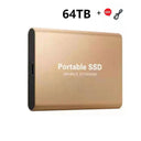  High-speed Portable External Hard Drive: Efficient Data Transfer Work & Study  ourlum.com Gold 64TB  