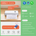 Zero Ink Cloud Job WiFi Convenient Micro Printer A4 Mini