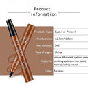 5 Colors Microblading Eyebrow Pen Waterproof Liquid Eyebrow Pencil Long Lasting Eyebrow Tattoo Pen 4 oints eyebrow pen Cosmetics  ourlum.com   