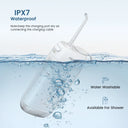 ORALNEED Portable Oral Irrigator IPX7 Water Jet Flosser