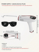 Painless Epilator IPL Laser Hair Removal Device 3-in-1 Home