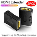 4K HDMI Female To Female Converter: Enhanced Viewing Experience  ourlum.com 2 PCS  