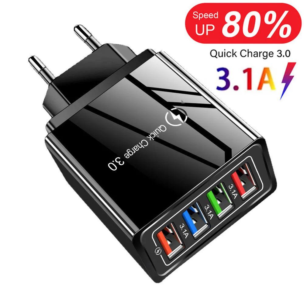 USB Charger Quick Charge 3.0: Fast & Safe Charging Solution for Various Devices  ourlum.com   