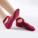 Non-Slip Cotton Yoga Socks for Women for Pilates and Dance