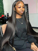 Bone Straight Brazilian Remy Lace Frontal Wigs Luxury Style