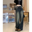 Women's Harajuku Style Loose Wide Leg Jeans Autumn Fashion