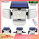 Solar Motion Sensor Security Light: Bright Floodlight Choice