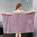 Womens Bath Towels Girls Wearable 140*85Cm Fast Drying Towel