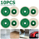 10 Pcs Wool Polishing Wheel Buffing Pads for Angle Grinder