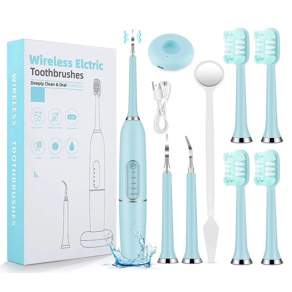 Electric Toothbrush Houseehold Whitening IPX7 Waterproof Toothbrushes Automatic Tooth Brush Dental Calculus Remover Dental