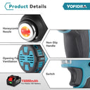 Yofidra 2000W Electric Heat Gun Cordless Handheld Tool