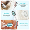 Clean Cat Grooming Brush with Wipes: Ultimate Pet Hair Removal Solution  ourlum.com   