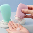 Soft Silicone Split Bottle Shampoo Lotion Shower Gel Tube 30ml 60ml 90ml New 3/1Pc