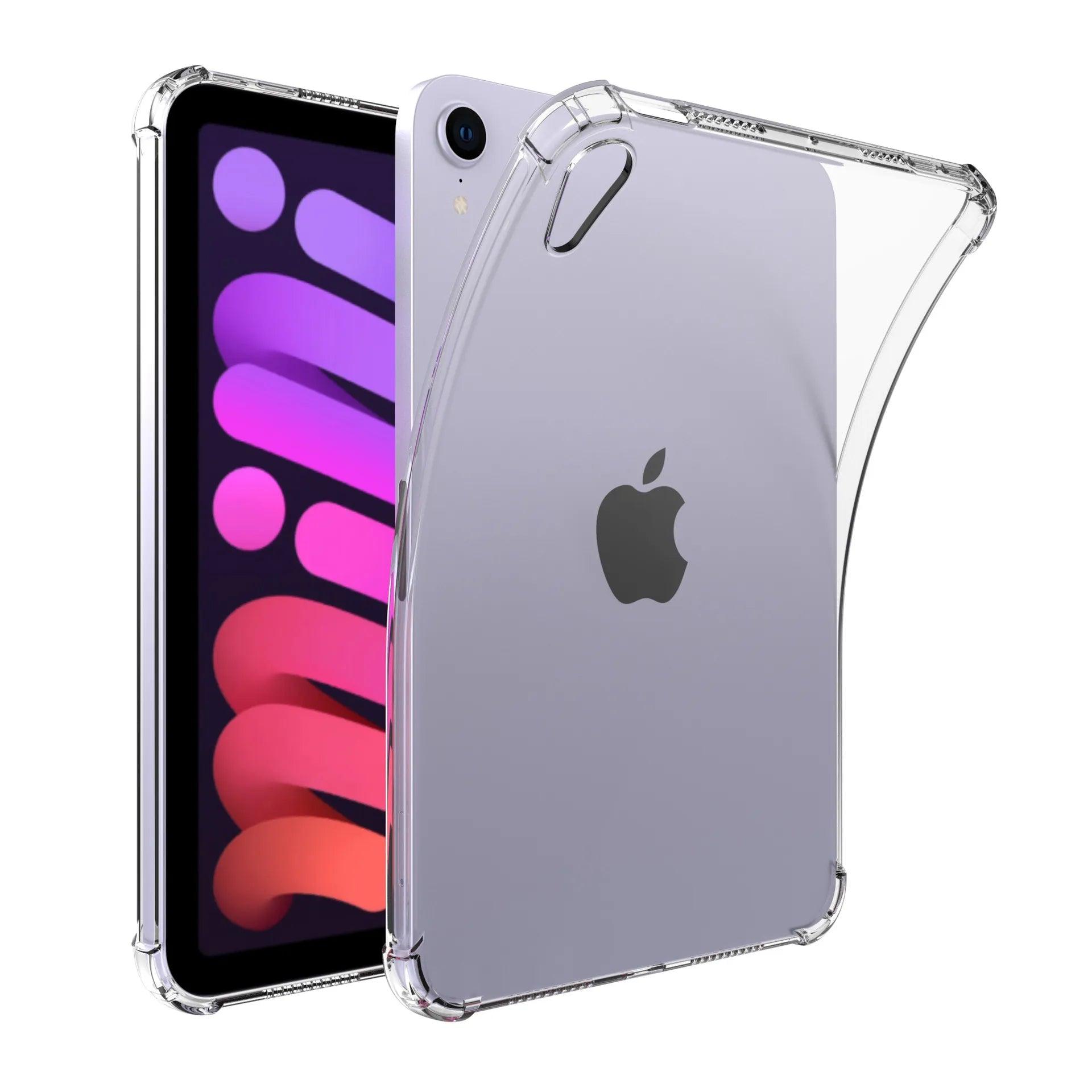 iPad Ultra Thin Silicone Transparent Shockproof Protective Case: Elegant Cover  ourlum.com   