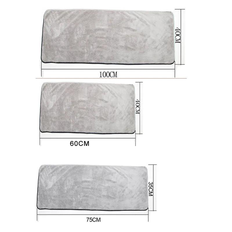 Super Absorbent Microfiber Car Wash Towel Set for Quick Drying and Gentle Cleaning - Ideal for Car Enthusiasts  ourlum.com   
