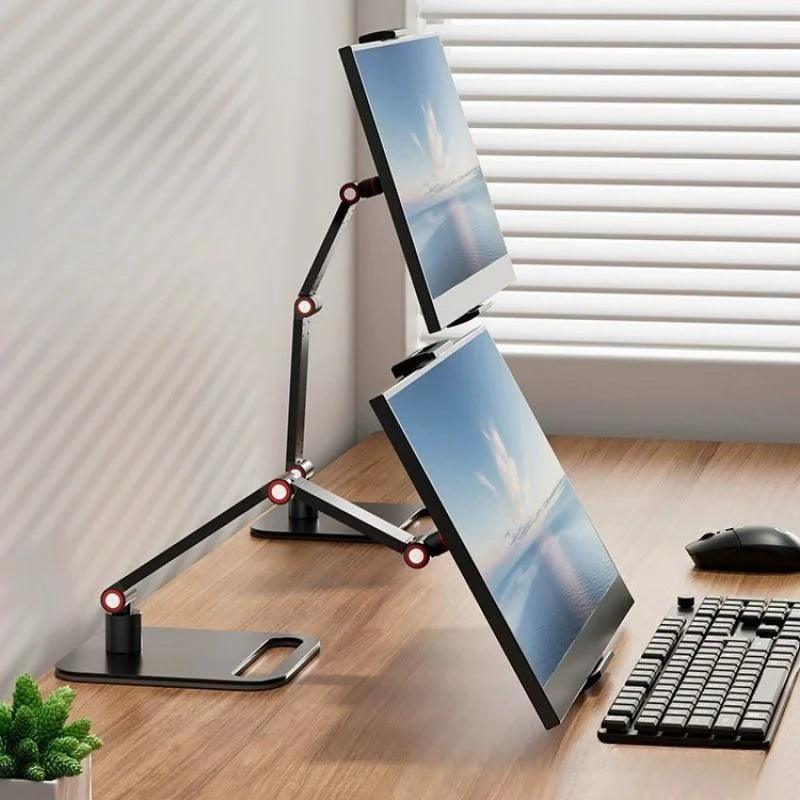 16" Expandable Monitor Stand: Elevate Workspace with Vertical Expansion  ourlum.com   