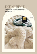 150*200cm Plain Soft Blanket Warm Khaki Throw Bedding