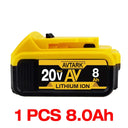 High-Capacity DCB200 20V Lithium Battery for DeWalt Tools