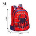 3D Cartoon Spider Kids Backpack Set for Boys Cute Bag