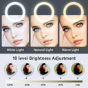 10-Inch LED Ring Light for Stunning Photos and Videos