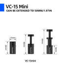 Adjustable Telescopic GPU Holder for Vertical Gaming Setup  ourlum.com Black VC15 Mini CHINA 