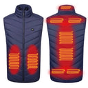 New 17 Heated Vest Jacket Fashion for Men Women Winter