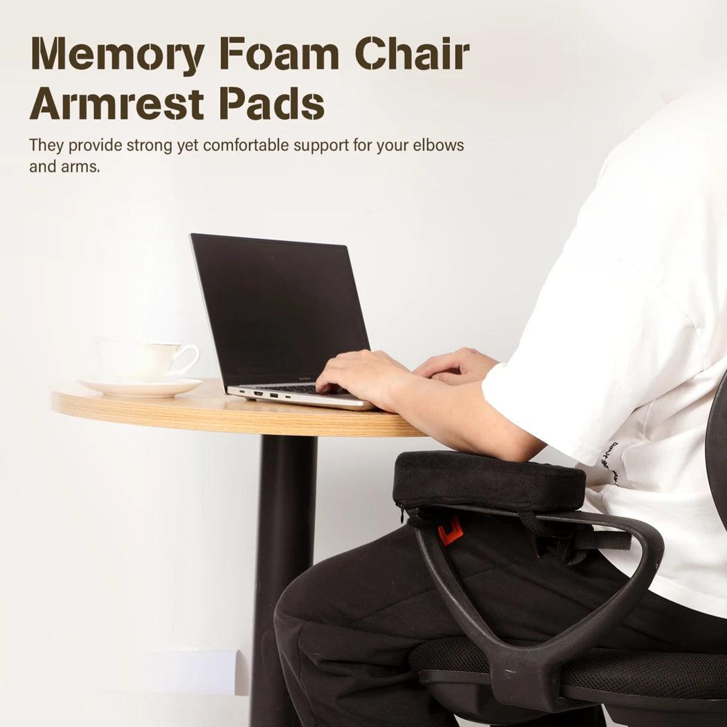 Ergonomic Memory Foam Armrest Cushions for Ultimate Office and Gaming Comfort