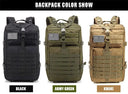 50L/35L/25L Tactical Backpack Men's Travel Large Capacity Rucksacks Men Waterproof Outdoor Sports Multi-functional Bags