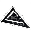 7-Inch Triangle Ruler: Ultimate Carpenter Tool for Precise Measurements  ourlum.com   