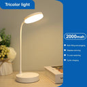 360° Flexible Clip-on Study Lamp: USB Rechargeable Desk Light  ourlum.com 2000mAh  