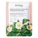 Skin Care Natural Fruit Plant Facial Mask Moisturizing Oil-Control Blueberry Cucumber Pomegranate Fruit Aloe Sheet Face Mask  ourlum.com camellia  