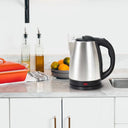 2.0L Stainless Steel Electric Kettle Silver Gray Durable Home Office Travel