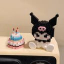 Hello Kitty Decorative Building Block Set with Kuromi and My Melody - Sanrio Anime Figure Toy for Kids and Adults  ourlum.com   