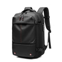 17.3 inch Laptop Backpack vacuum compression Travel Men Backpack Business Large Capacity school Backpack expand outdoor backpack  ourlum.com Black  