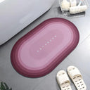 Absorbent Shower Bath Mat: Ultimate Water Absorption & Anti-Slip Safety  ourlum.com C-Red 40x60cm 