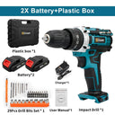 88VF Cordless Drill Electric Screwdriver Electric Impact Drill Mini Wireless Power Driver DC Lithium-Ion Battery Power Tools  ourlum.com 2 Battery Type 3 Poland 