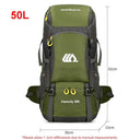 50L Travel Backpack Camping Men Large Hiking Bag Tourist Rucksack Waterproof Outdoor Sports Climbing Mountaineering Bag Luggage  ourlum.com   