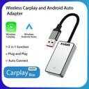 Wired to Wireless 2 In1 Carplay Android Auto Adapter Mini AI Box